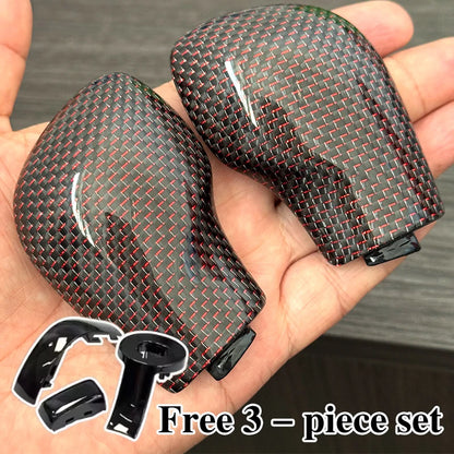 Carbon Fiber DSG Gear Knob Cover Shifter Trim for VW Golf 7 GTI R Tiguan Passat B7 B8 CC R20 Scirocco Jetta MK6 GLI Interior