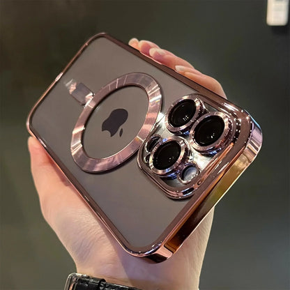 Luxury Magnetic Clear Case for iPhone Shockproof