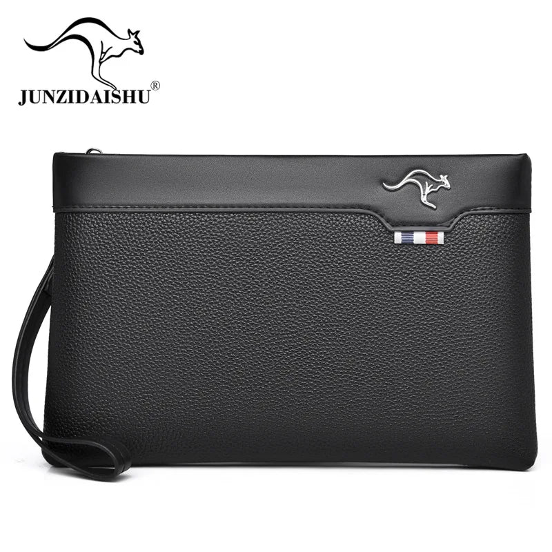 Luxury Brand Business Men Wallet Leather Man Clutch Bag Coins Pocket Purse Casual Envelope Long Wallets Luxury Handbag for Phone