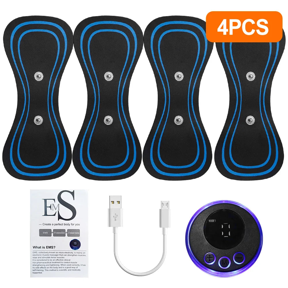 EMS Body Massager – 8 Modes, 19 Intensity Levels