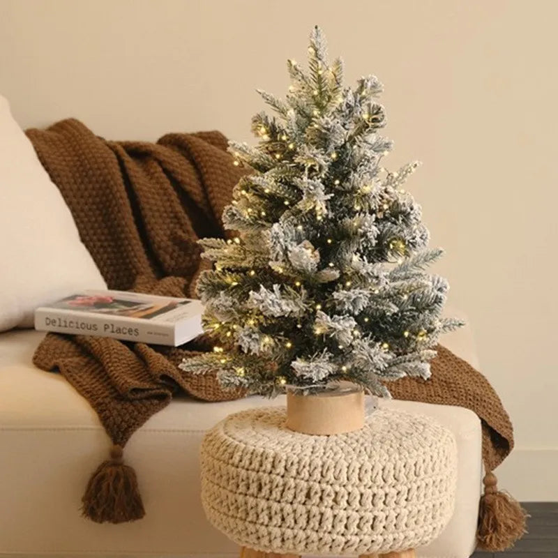 Artificial PVC Christmas Tree – 45cm / 60cm with Pinecones