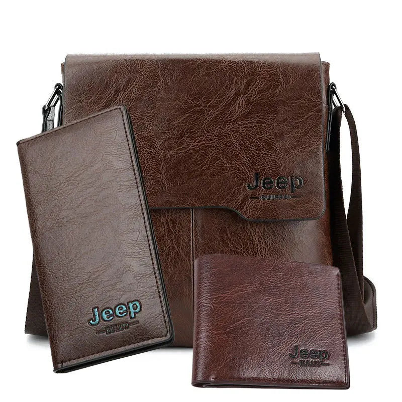 Vintage Men's Crossbody Bag, New Trendy Men's Bag Exported to Southeast Asia, Europe and America, Urban Leisure Travel Shoulder