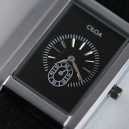 CILOAtank square high quality watch men's brand genuine gift retro business men's 2025 new waterproof light luxury men's watch