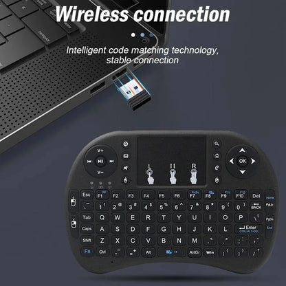 MRSVI I8 2.4G Mini Wireless Keyboard Classic Black Air Mouse Remote Control Touchpad for Android TV Box PC Smart TV
