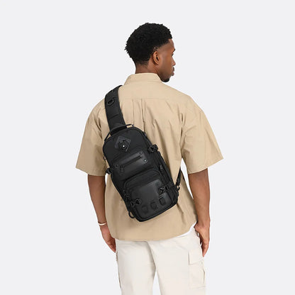 Ozuko Tactical bag Outdoor Tactical One Shoulder Crossbody Bag High Capacity Waterproof Sports Bag For Man
