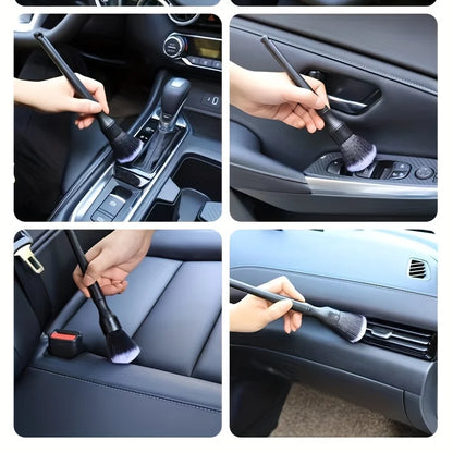 1pcs Car Interior Detailing Brush Soft Bristle Cleaning Brush Motorcycle CarCleaning Tool Auto Detail Dash Duster Brush