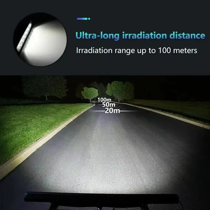 1/2PCS 12V Car LED Light Bar 18W 6000K Super Bright Car LED Work Light IP67 Waterproof Flood Spot Light White Off Road Head