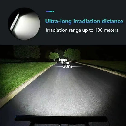 1/2PCS 12V Car LED Light Bar 18W 6000K Super Bright Car LED Work Light IP67 Waterproof Flood Spot Light White Off Road Head