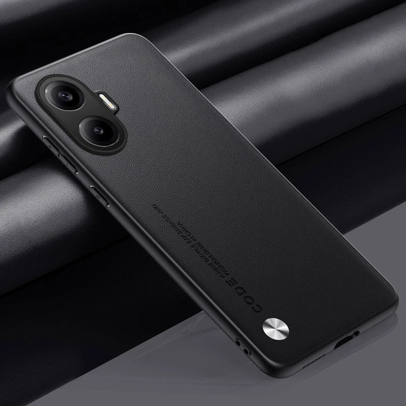 Luxury PU Leather Case For Xiaomi Poco F3 F5 F6 F7 Ultra X6 X7 M6 Pro C40 Cover Soft Silicone Protection Phone Case