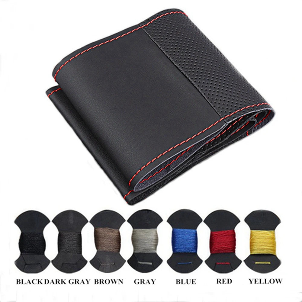DIY Microfiber Leather Car Steering Wheel Cover For BMW M Sport F06 F10 F15 F16 F20 F21 F25 F30 F32gt F80 F82 X1 X3 x5