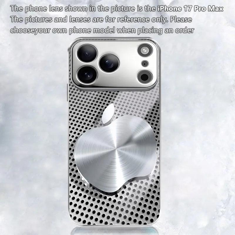 Metal Mesh Glass iPhone Case with Full Coverage