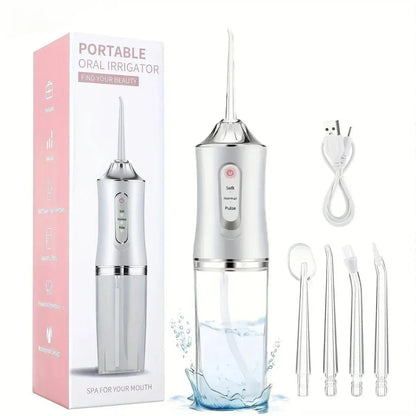 Oral Irrigator Dental Water Jet Flosser Appliance Pick Floss Dentistry Mouth Washing Machine Teeth Whitening Cleaning Tools - Urbizia