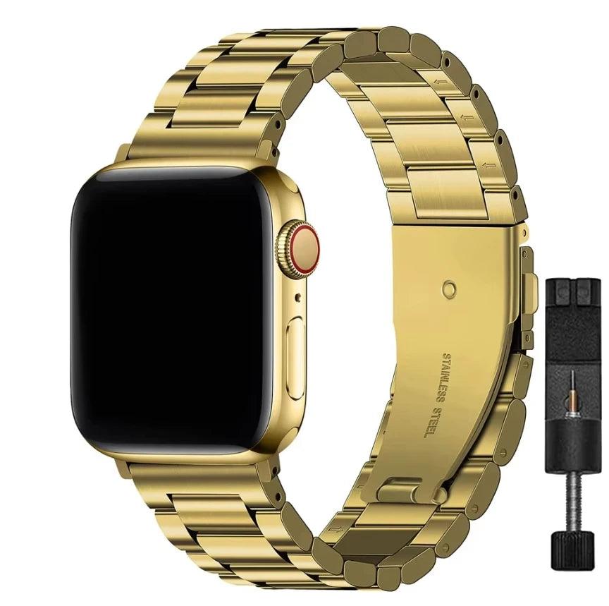 Stainless Steel Strap For Apple Watch Band 45mm Ultra 49mm 41mm 40mm 44mm 46mm Strap Metal Bracelet For Iwatch Series 11 10 42mm