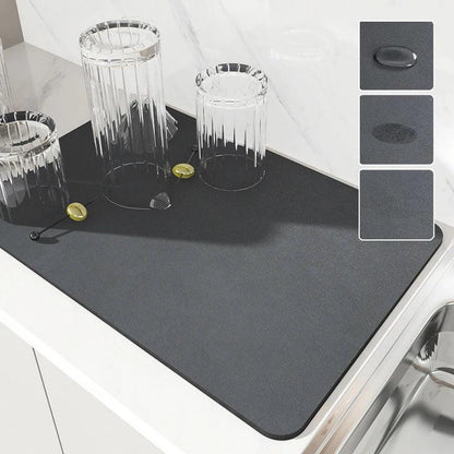 Super Absorbent Kitchen & Dish Drying Mat
