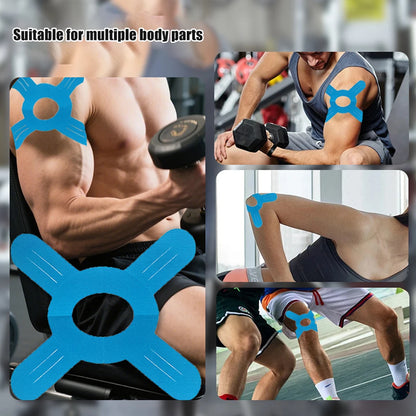 5PCS Kinesiology Tape for Knees, Knee Support Tape, Precut Knee Tape for Knee Stability, Athletic Tape, Kinetic Tapes for Knees