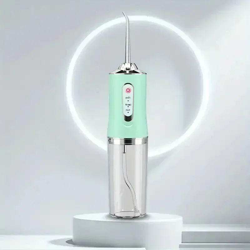 Portable Smart Electric Oral Irrigator Water Flosser 4 Jets 3 Modes Rechargeable Dental Water Jet Irrigator Dental Teeth Cleaner - Urbizia