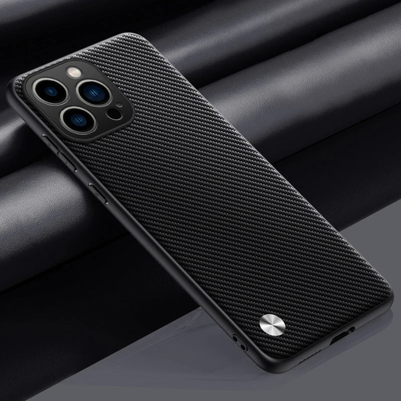 Luxury PU Leather Case For iPhone 17 Air 16 16E 15 14 Plus 13 12 Mini 11 Pro Max Cover Soft Silicone Protection Phone Case