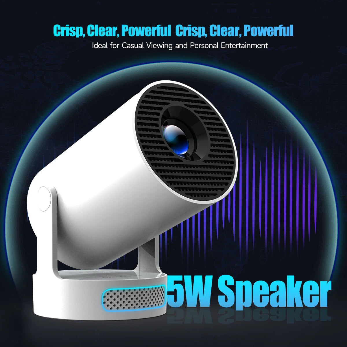 Magcubic Portable Projector HY300 Pro+ Voice Control 8K Android 14 Projector 8000Lumens Wifi6 BT5.4 Cinema Outdoor Add Airmouse