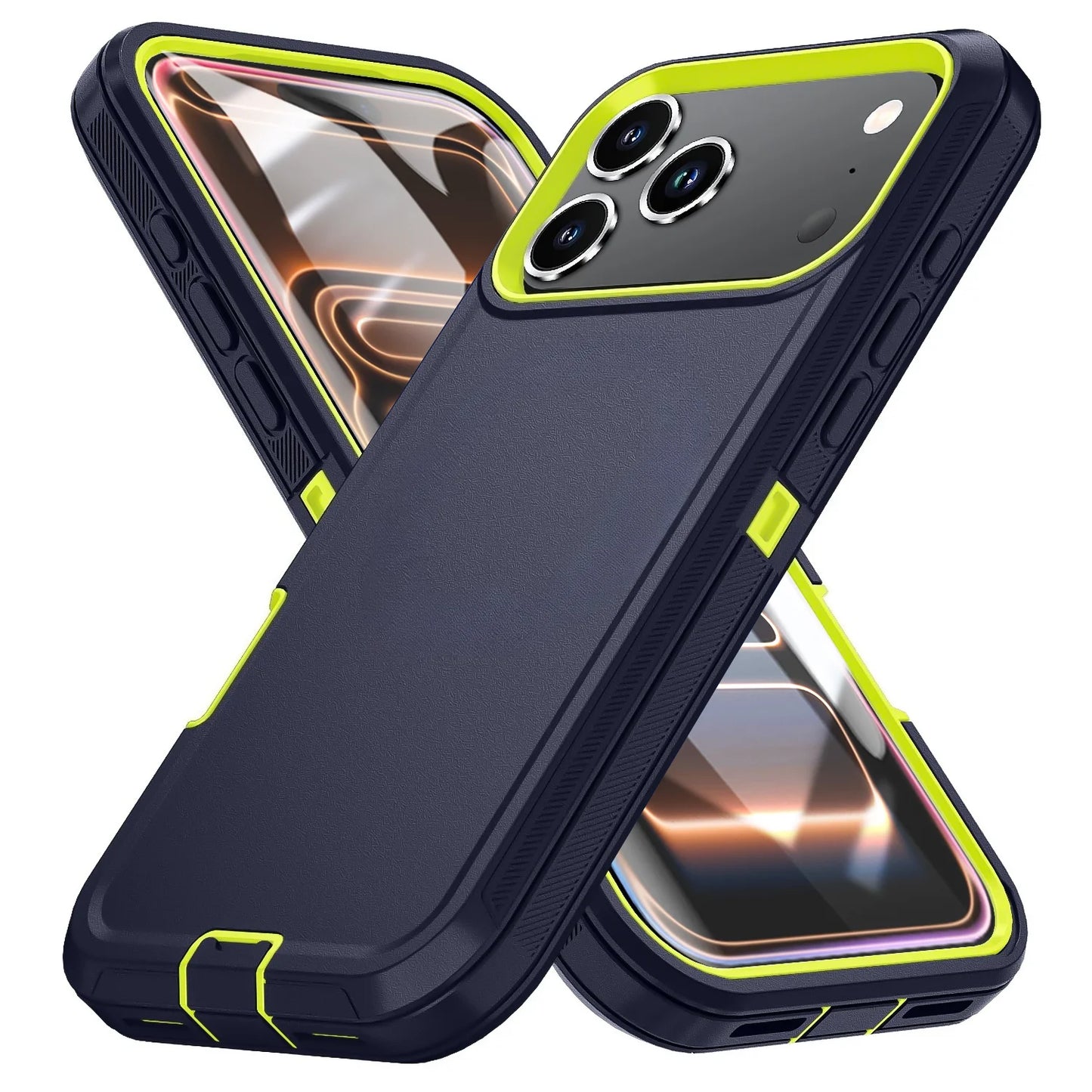 Armor Defender iPhone Case with Stand – PC + TPU