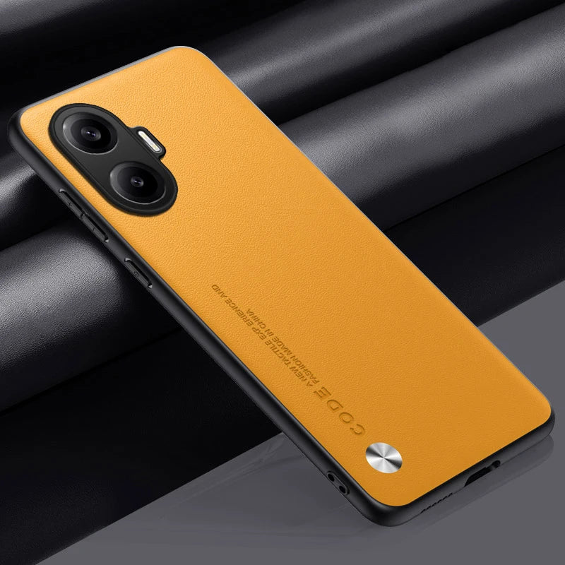 Luxury PU Leather Case For Xiaomi Poco F3 F5 F6 F7 Ultra X6 X7 M6 Pro C40 Cover Soft Silicone Protection Phone Case