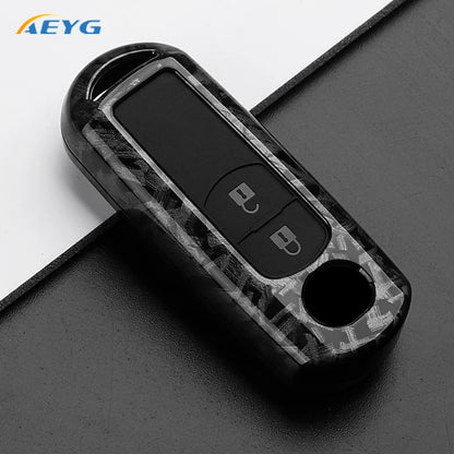 ABS Carbon Fiber Car Key Case Cover For Mazda 2 3 5 6 BL BM GJ Atenza Axela Demio CX-3 CX3 CX-5 CX5 CX7 CX-9 CX8 keychain