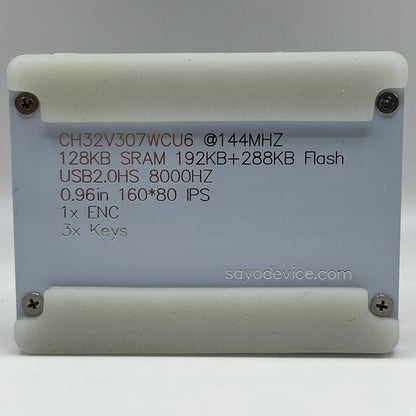 O3C SayoDevice OSU O3C Rapid Trigger Hall Switches Magnetic Pink Switches Keyboard With Knob Screen Copy Paste Shotcut