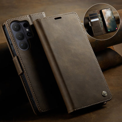 Retro Magnetic PU Leather Wallet Phone Case For Samsung Galaxy S26 Ultra S26+ S26 Plus S26 Shockproof Card Holder Pocket Cover