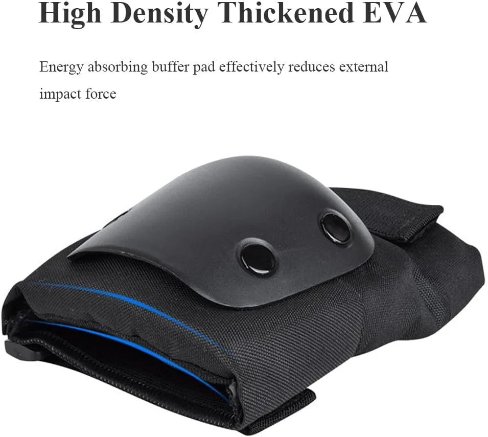 Knee Pads Elbow Pads Wrist Guards for Adult Youth 6 in 1 Protective Gear Set for Skateboarding Biking Roller Skating Cycling Out