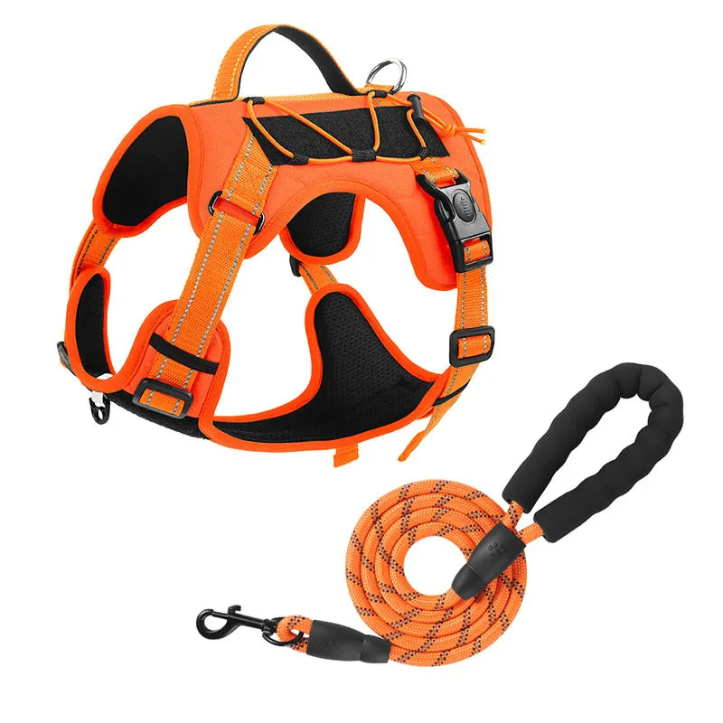 Reflective No-Pull Tactical Dog Harness