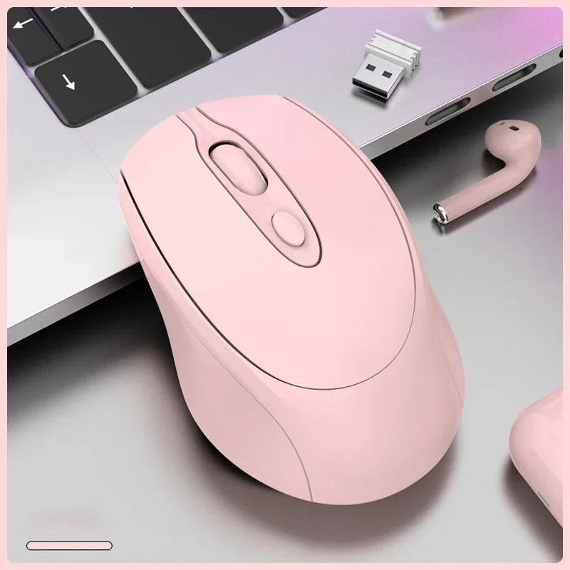 Rechargeable Wireless Computer Mouse 2.4G Bluetooth-Compatible Wireless Mouse USB Silent Gamer Mice For PC Laptop Macbook Tablet