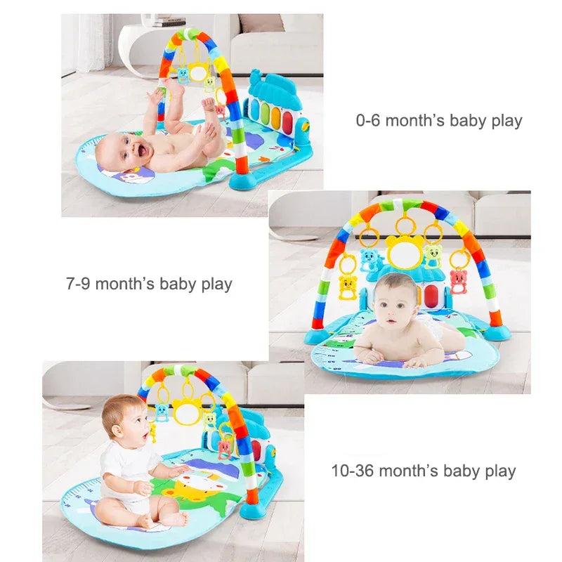 Musical Baby Activity Gym Rack Play Mat Kid Rug Puzzle Toy Gift