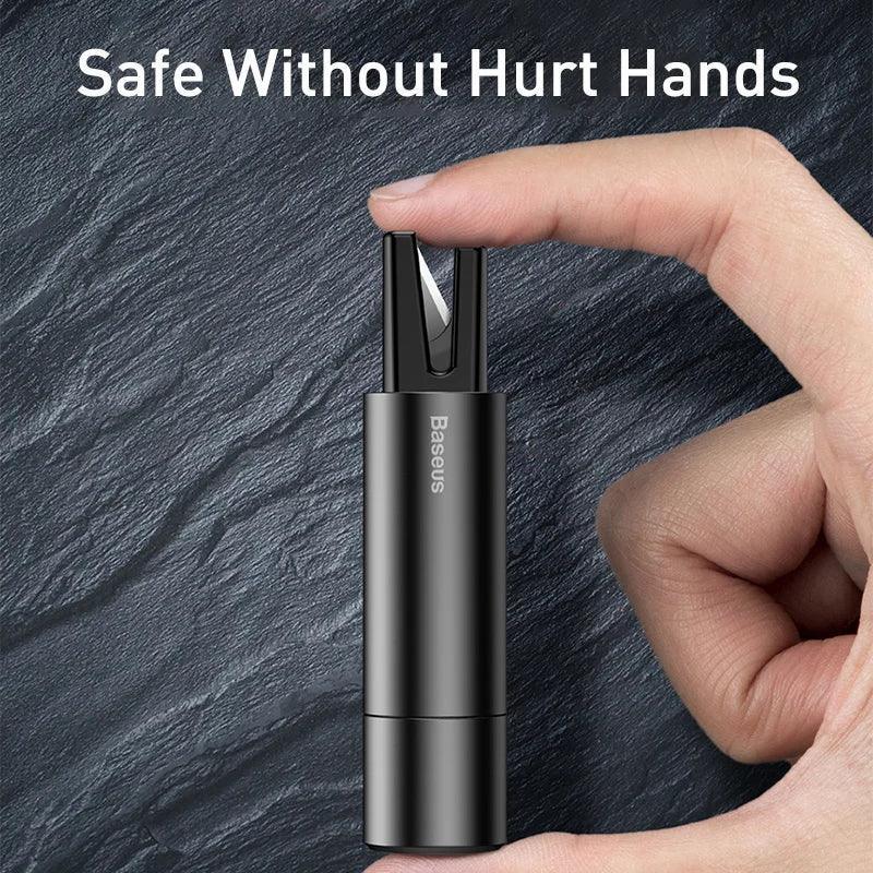 Baseus Car Safety Hammer Auto Emergency Glass Window Breaker Seat Belt Cutter Life-Saving Escape Car Emergency Tool - Urbizia