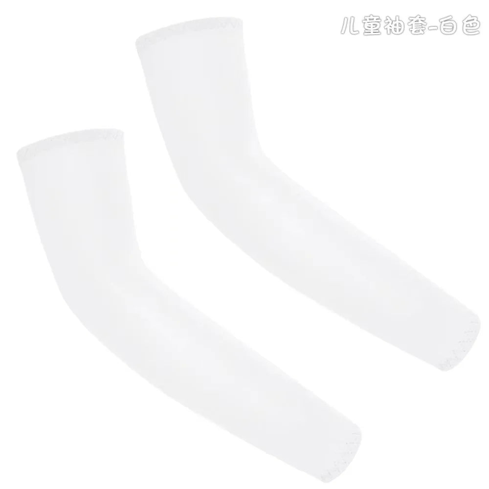 1Pair Arm Sleeves for Kids UV Sun Protection Sleeves Compression Sleeves Cooling Arm Cover Boys Girls Outdoor Sports