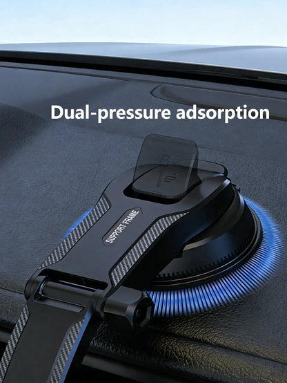 Car Phone Holder | Automatic Suction Cup | 360° Rotation Adjustment | Suitable For Windshield | Stable Navigation Holder | Universal For Trucks, Sedans, Car Phone Mount, Smartphone Holder, Auto Accessories