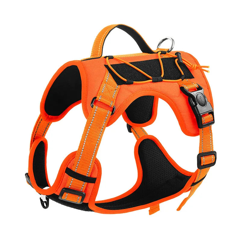 Reflective No-Pull Tactical Dog Harness