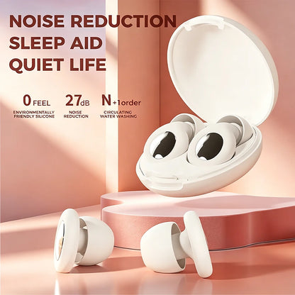 1Set Ear Plugs for Sleeping Sleep Aid Noise Reduction Super Soft Reusable Hearing Protection Anti Noise Earplugs for Travel Work