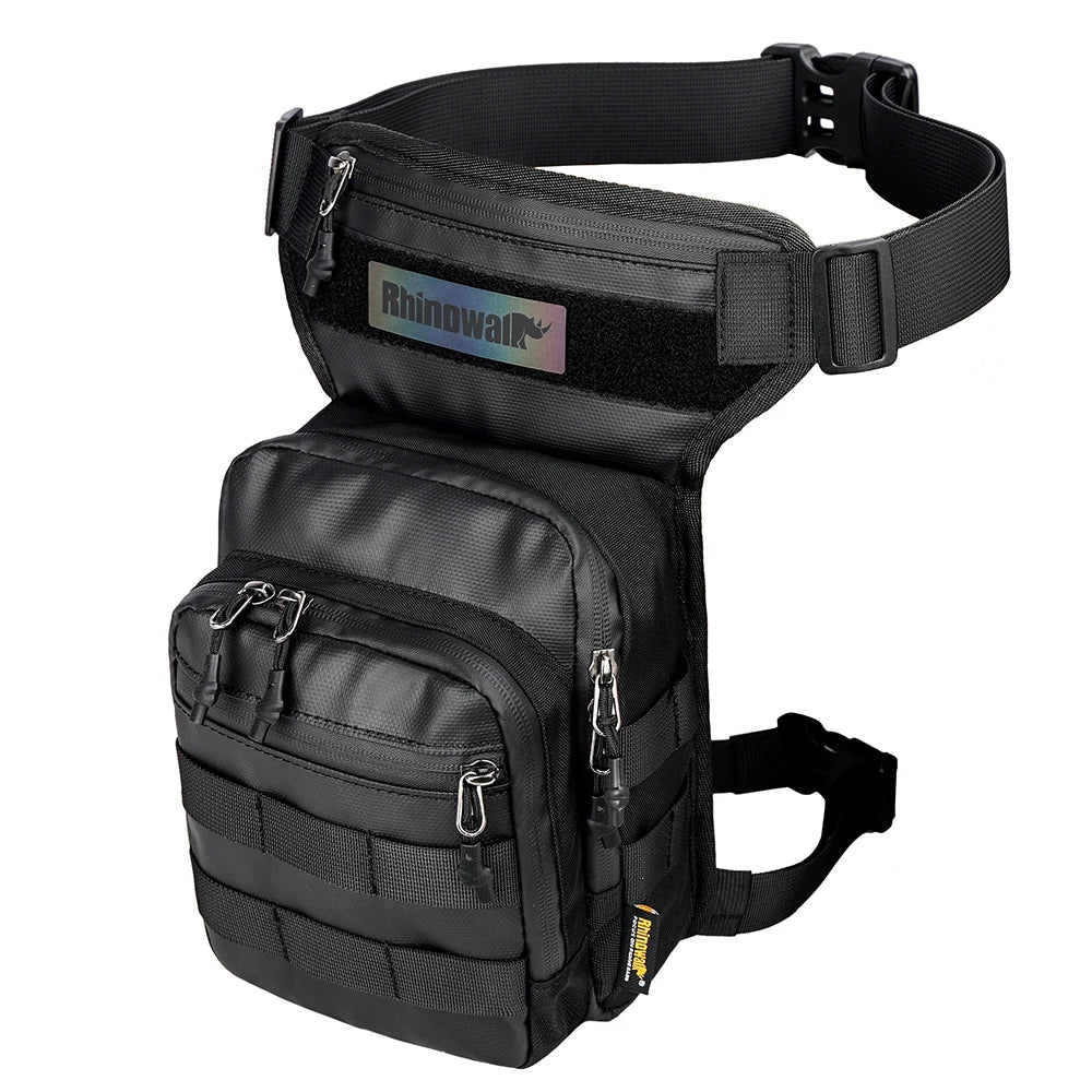 Rhinowalk Motorcycle Waist Bag 3L Leg Bag Thigh Hip Bum Beltleg Fanny Pack Travel Riding Crossbody Multifunctional Shoulder Bag