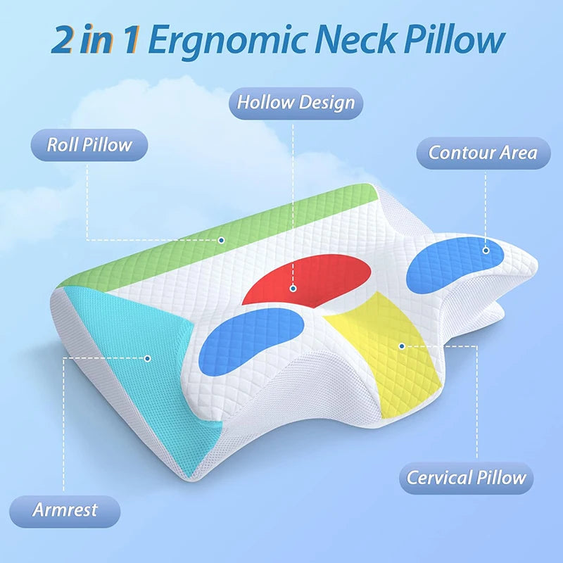 Dream Cushion® – Premium Memory Foam Neck Pillow - Urbizia