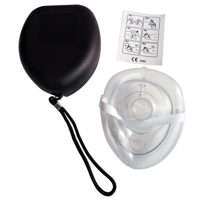 1pcs-10pcsProfessional First Aid CPR Breathing Mask Protect Rescuers Artificial Respiration Reuseable With One-way Valve Tools