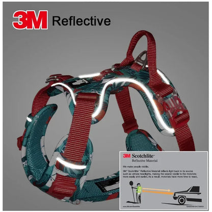 Truelove Reflective Camouflage Dog Harness
