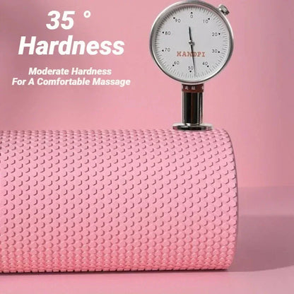 Hexagonal Yoga Roller: Round EVA Foam Cylinder for Pilates & Enhanced Home Workouts (Diameter 9.5cm, Length 29.7cm) - Urbizia