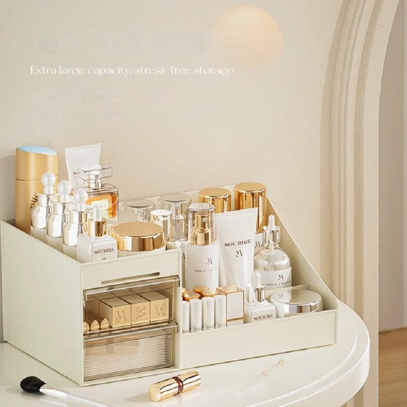 Transparent Drawer Makeup Organizer for Skincare Storage