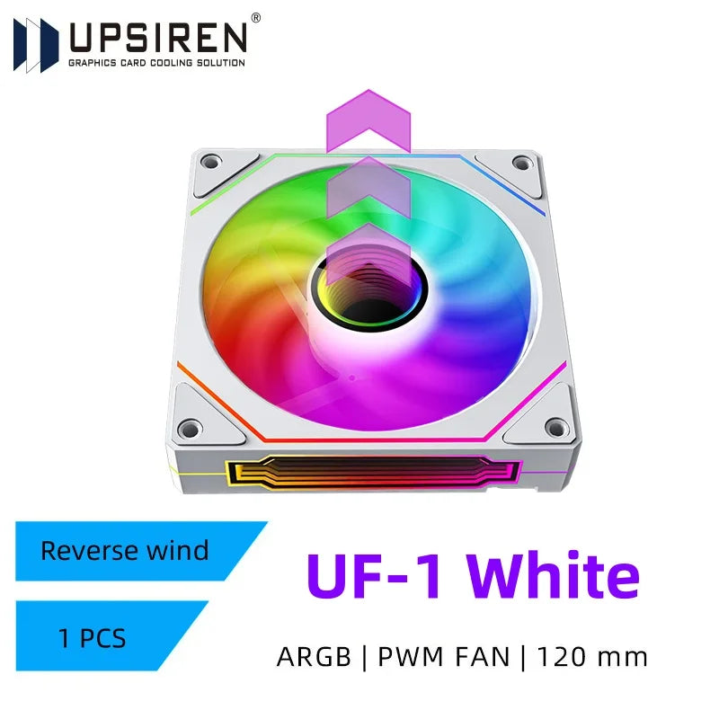 UPSIREN UF-1 PRISM 4 PRO 120mm ARGB PWM Case Fan