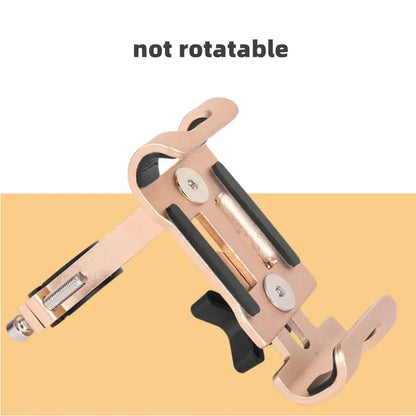 Motorcycle Bicycle Phone Holder Aluminum Alloy 360 Rotate Anti-slip Bracket Support GPS Clip Bike Phone Stand for iPhone Xiaomi