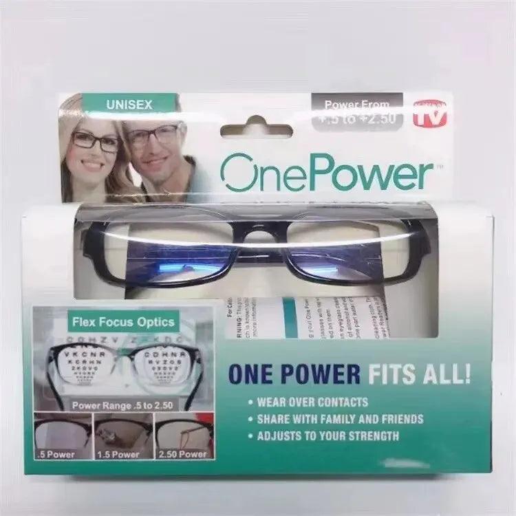 Multifocal Reading Glasses Focus Auto Adjusting Optic One Power Readers Reading Glasses Ranges 2.0
