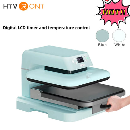 HTVRONT 15x15in 1500w Automatic Heat Press Machine  Digital T-shirt Transfer Sublimation Print Vinyl Sublimation for T-shirt Bag