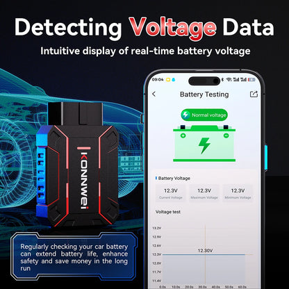 2026 KONNWEI MAXOBD Car OBDII Fault Diagnostic Tool Full System SAS SRS ABS System Deep Scan Bluetooth Connection OBD2 Scan Tool DIY car repair