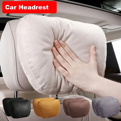 Car Headrest Neck Support Pillow – Maybach Design, Soft & Adjustable - Urbizia