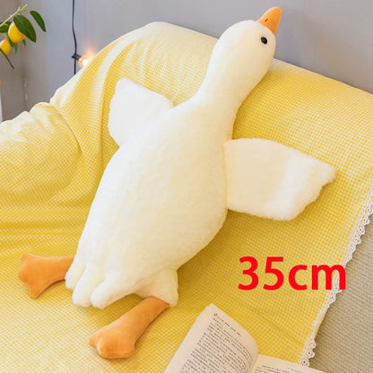 Hot 35/50/90/130CM Funny Goose Plush Stuffed Soft Duck Sleeping Pillow Sofa Cushion Kids Girlfriend Birthday Gift Toy