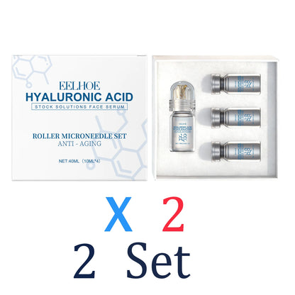 Niacinamide Microneedle Serum Facial Serum Kit 0.25mm Moisturizing Skin Nourishing Winter Skincare Face Roller Day Cream 30ml